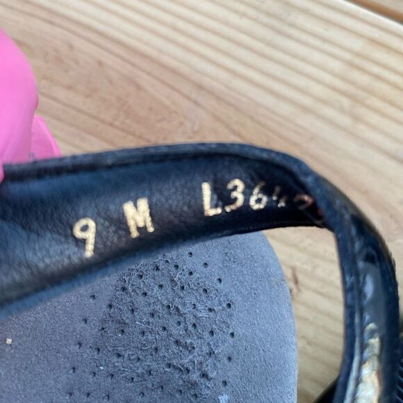 SAS tripod, comfort, Patton leather black, sandals, size 9 - Picture 9 of 9